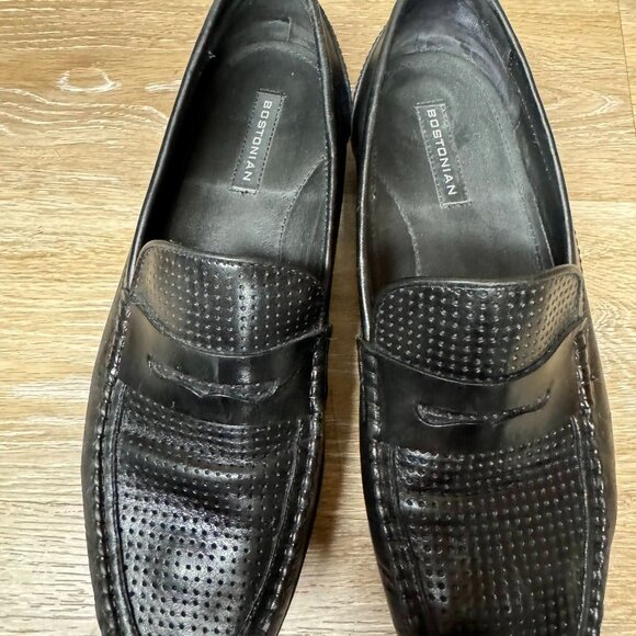 Bostonian Men's Black Leather Loafer Size 10.5M - Picture 2 of 7
